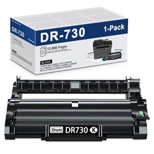 DR730 1Black High Yield Replacement For Brother Drum Unit HL-L2395DW MFC-L2710DW