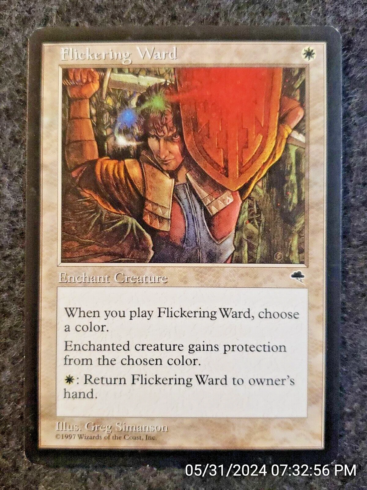 Flickering Ward [Tempest] Heavily Played