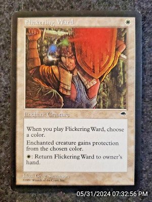 MTG Flickering Ward - Tempest Magic the Gathering | Never Played (DS3D1G4) | eBay MTG Flickering Ward - Tempest Magic the Gathering | Never Played (DS3D1G4) | eBay