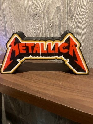 Metallica LED Light Sign 5V USB Dimmable   Rock Band Decor Lamp 9 x 6