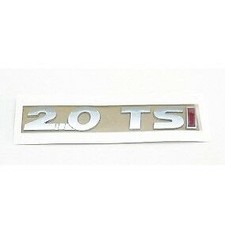 New Genuine VW GOLF JETTA Rear Trunk "2.0 TSI" Inscription Badge 1K9853675LGQF