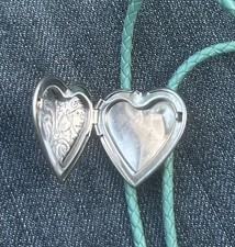 Vintage l Style Silver/aqua Locket Bolo Tie FREE SHIPPING+multiples available