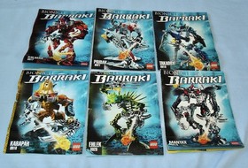 Lego Bionicle BARRAKI (8916-8921) Mutant Sea Creatures 100% in Canisters