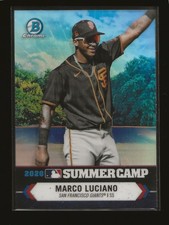 MARCO LUCIANO 2021 Bowman Chrome 2020 Summer Camp Insert Giants #SC-6