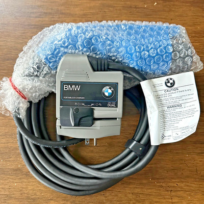 BMW i4 i3 i8 iX iX3 XM EV Charger dual level voltage BEV PHEV cord 120v 240v 16A