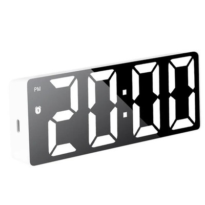 Digitale LED Tischuhr Wecker Temperaturanzeige Einstellbare Helligkeit