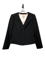 Tailored Rebecca Taylor Tailored Black Button Blazer