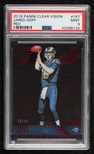 2016 Panini Clear Vision Rookies Level 3 Red 40/49 Jared Goff PSA 9 MINT 0nr3