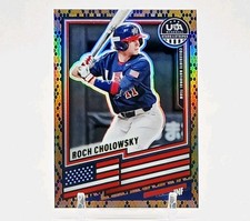 Snakeskin SSP Roch Cholowsky 2026 Panini USA Stars & Stripes Prizm #81 RC Rookie