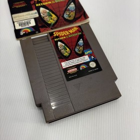 NINTENDO ENTERTAINMENT SYSTEM NES GAME SPIDER-MAN RETURN OF THE SINISTER SIX 