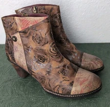 Spring Step L'Artiste Waterlily Women Genuine Leather  Boot Size 42 (10.5-11 US)