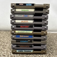 Nintendo NES Game Lot Of 10 Classic Retro Games Tested