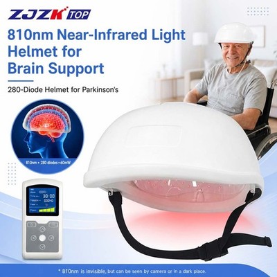 810nm Photobiomodulation Helmet 280 LED Red Light Therapy for Brain Wellness