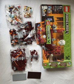 LEGO Minecraft 21122 The Nether Fortress - OPEN BOX SEALED BAGS - Retired 2015