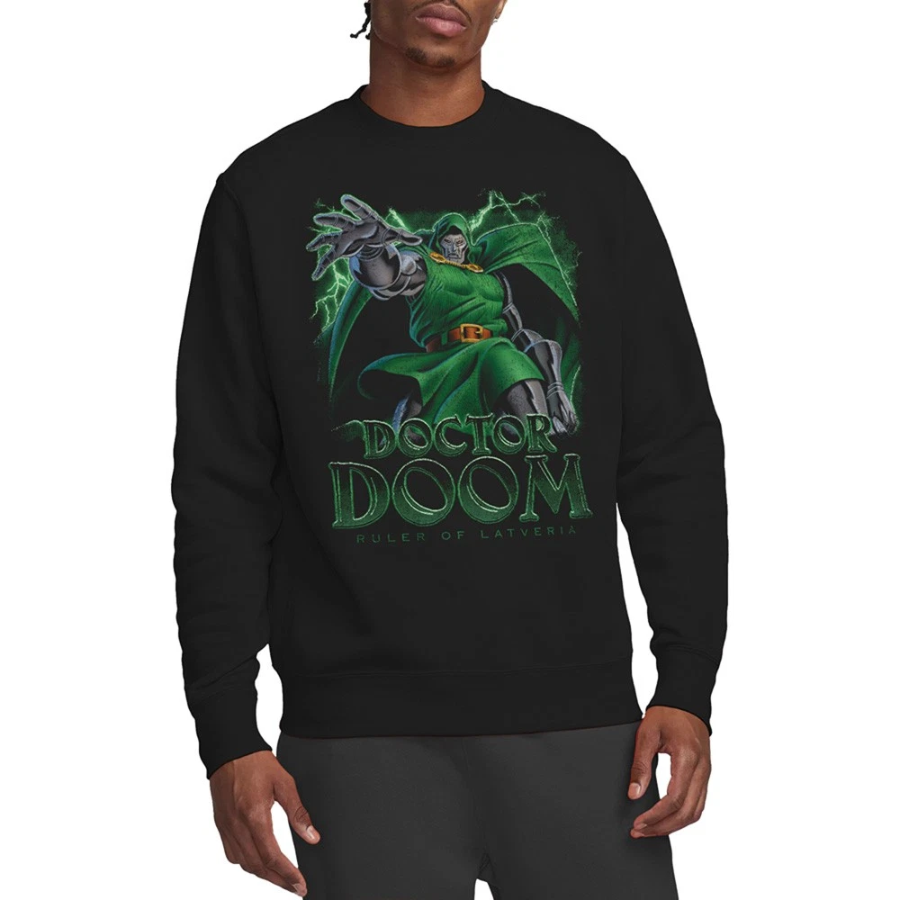 Sudadera Unisex Marvel Doctor Doom Ruler Of Latveria S-2XL, Negra