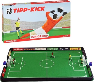 TIPP-KICK Junior Cup Soccer Tabletop Game Set   Large Felt Field with Borders