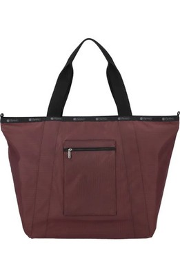 LeSportsac Large Reversible Pocket Tote Bag Deep Cherry-NWT | eBay