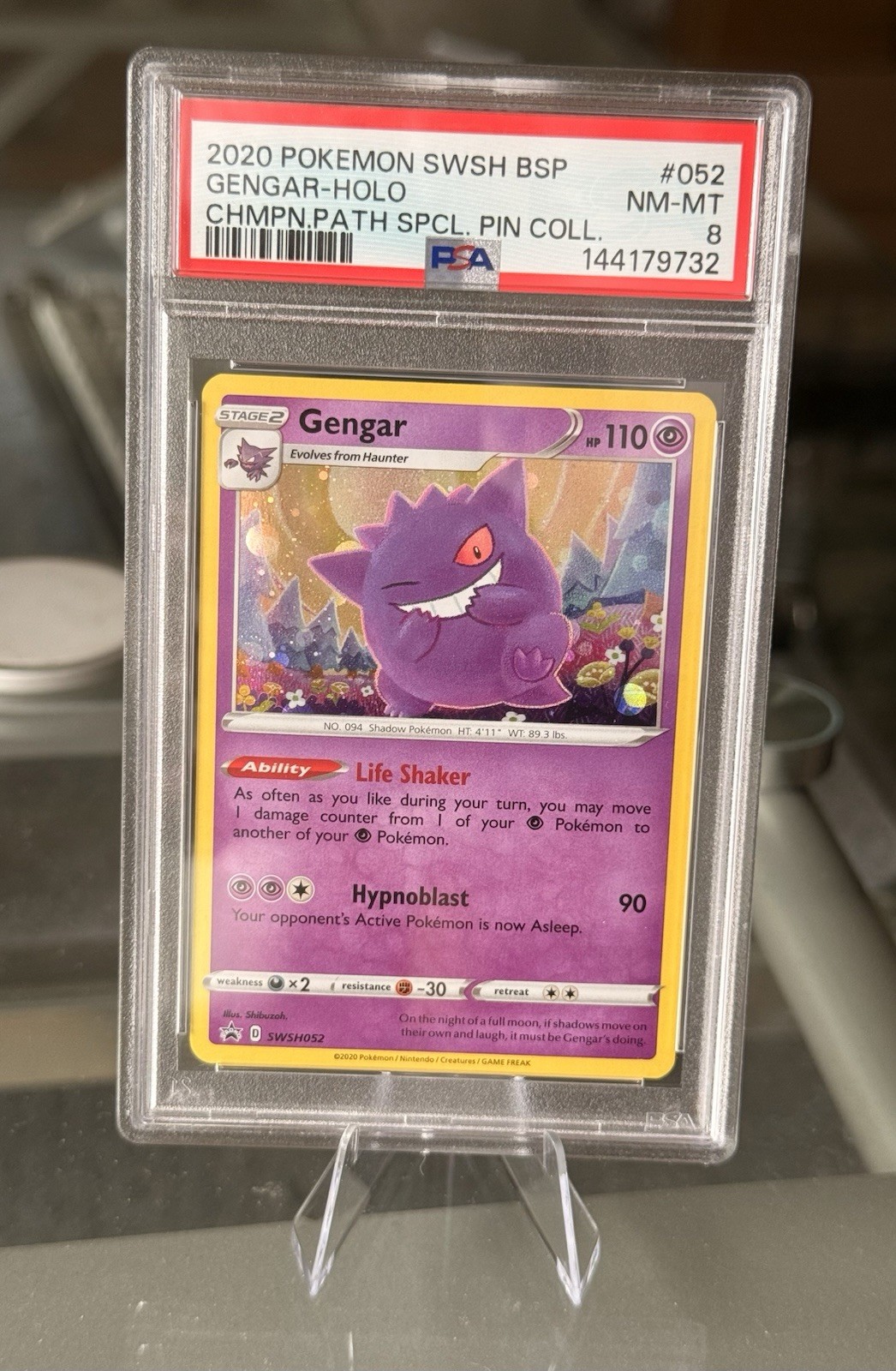 Gengar 2020 Sword & Shield: Black Star Promo #SWSH052 Champion's