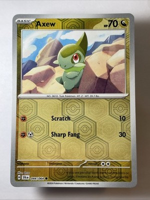 Axew 044/064 - Sv: Shrouded Fable Reverse Holo (NM)