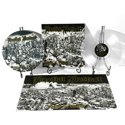 BESTIAL WARLUST Blood and Valour LP Ultra Clear Vinyl with Slipmat