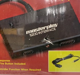 Atari 5200 Masterplay Joystick Interface CIB SEALED IN BOX