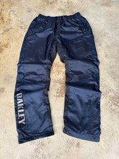 Oakley Vintage Y2K Trackpants Running Outdoor men's size L Blue