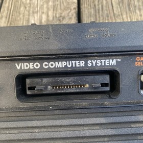 Atari 2600 Darth Vader Black Game Console OEM Controller Cords Untested Parts