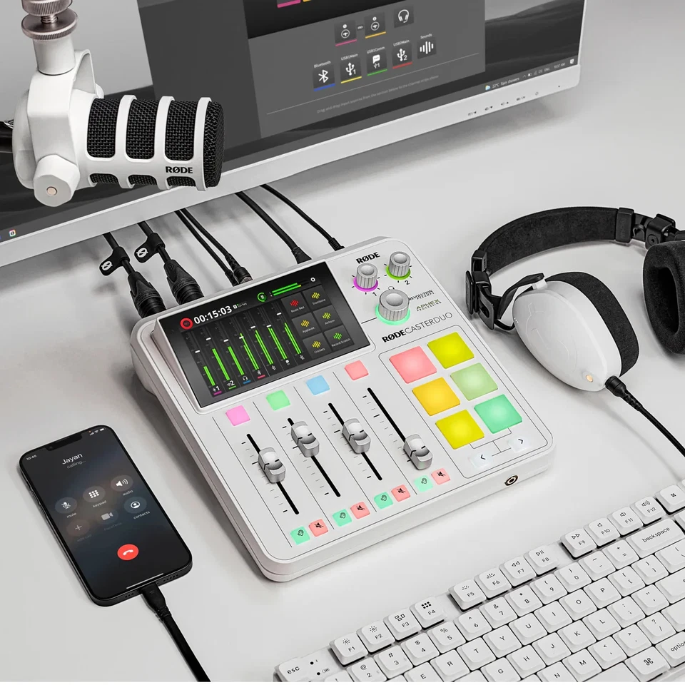 RØDECaster Duo + COVER - White, All-in-One Audio Production Solution - Bild 3 von 4