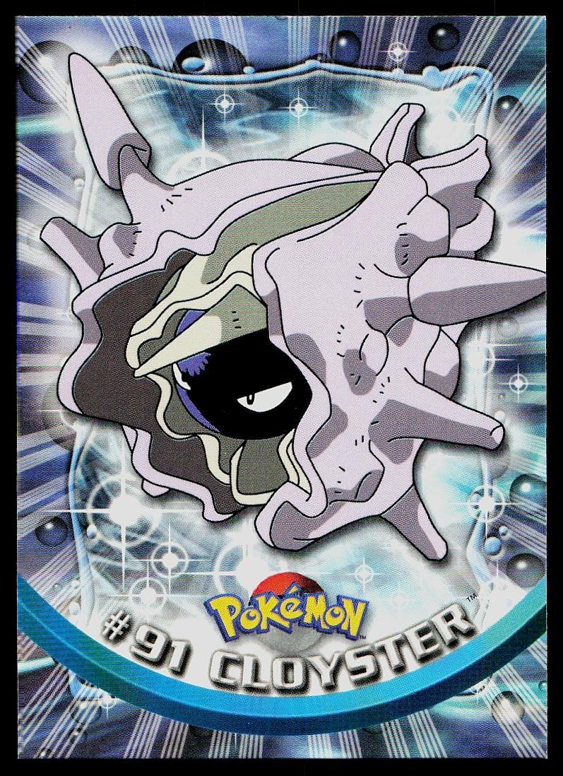Pokemon Card Topps Trading Cards Series 2 Cloyster #91