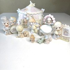 Vtg Precious Moments Sammy's Circus 9 Piece Lot No Boxes