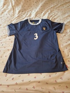 scotland large navy football shirt no3 robertson 150 years