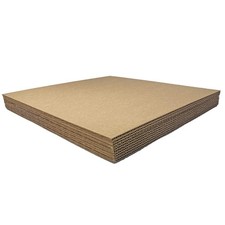 Corrugated Cardboard Filler Insert Sheet Pads 1/8" Thick - 12 x 12 Inches for...