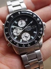 Vintage Seiko 7T32-7H00 Chronograph – "Reverse Panda" – 100M – Fits 17.5cm Wrist