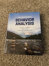 Introduction To Behavior Analysis Hardcover Textbook Madden Reed Wiley New