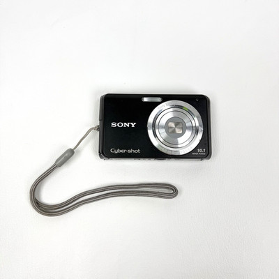 Sony Cyber-shot DSC-W180 10.1MP Digital Camera Black 3x Zoom Battery Included
