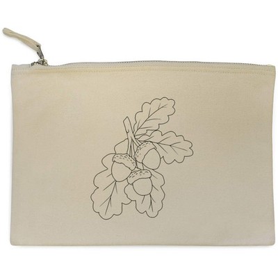 Canvas Clutch / Accessoire Case ''Acorns and Oak Leaves'' (CL00045239)