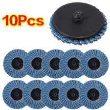 10pcs FLAP GRINDING SANDING DISCS 50mm 2.0" 60 GRIT TYPE R ROLOC ANGLE WHEEL 0.48 per disc