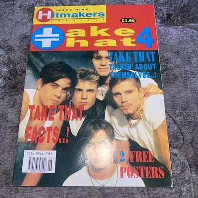 Take That Magazine Issue 4 with 2 Pull Out Posters Rare Collectable 1993
