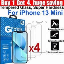 iPhone 13 Mini Tempered Glass Screen Protector BUY 1 GET 4