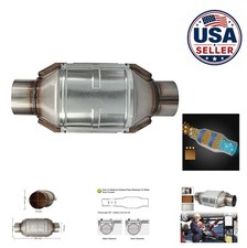 Catalytic Converter Universal 3 Inch Inlet Outlet 14 Inch Overall Length