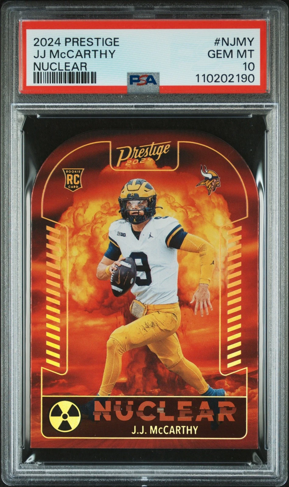 JJ McCarthy Panini Prestige Nuclear #NJMY Base