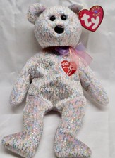 TY Beanie Baby - 2001 SIGNATURE BEAR 8.5 inch - MWMTs Stuffed Animal Toy