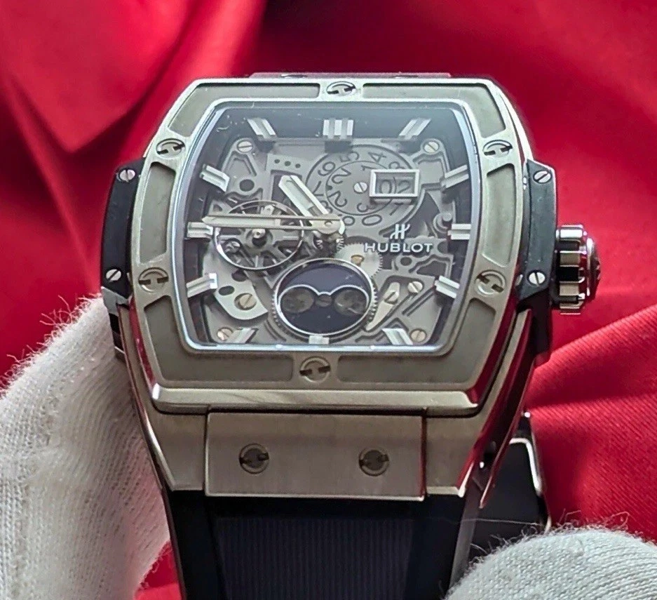 Hublot Spirit of Big Bang Titanium 42mm Skeleton Moonphase 647.NX.1137.RX - Image 2 of 4