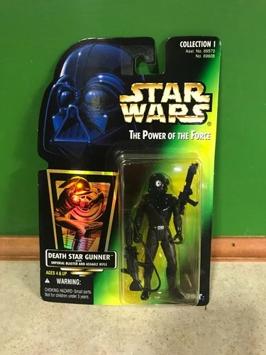Figure NIB - Kenner Green Star Wars POTF Death Star Gunner