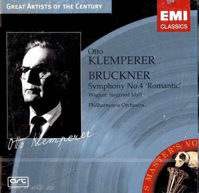 BRUCKNER Symphony No. 4 / Otto Klemperer Philharmonia Orchestra (CD, 2004, EMI)