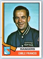 EMILE FRANCIS 1974-75 O-PEE-CHEE 74-75 #9 NRMINT+         88195