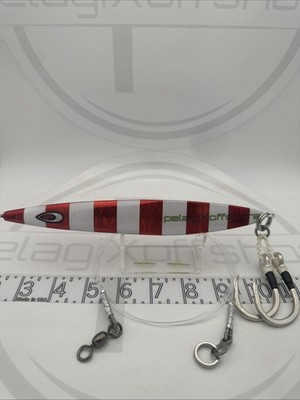 450g Bluefin Tuna Knife Bomb Jig With 11/0 Assist Hooks W/ 300lb Bite Leader