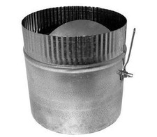 SOUTHWARK METAL 12596 Manual Damper 6" Galvanized Steel Airflow Control