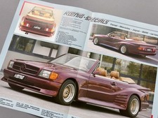 Koenig Specials Mercedes 500 SEC Cabriolet Tuning Prospekt TOP! BBS