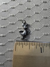 Disney Sterling Silver Piglet Charm Bracelet Pendant, Winnie the Pooh Tiny